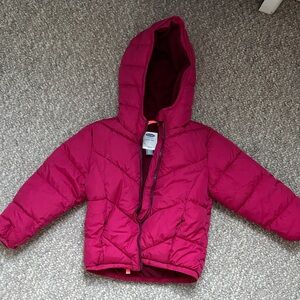 Old Navy Fuchsia Puffer Jacket for Kids